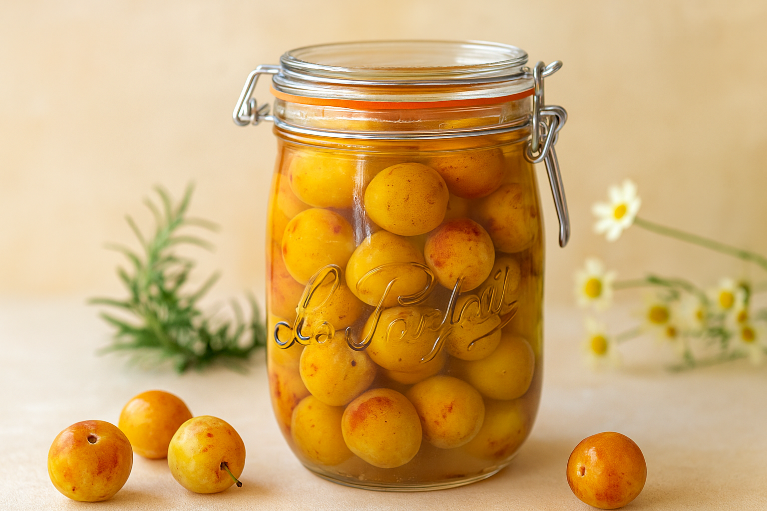 Mirabelles au sirop