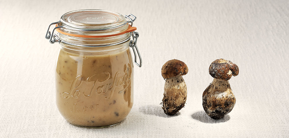 Velouté de cèpes en conserve