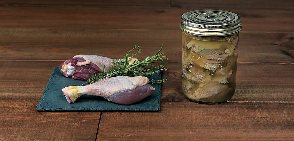 Confit de volailles (Oie, Canard, Poule,...)