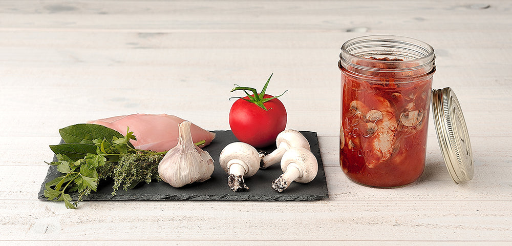 Poulet Marengo en conserve