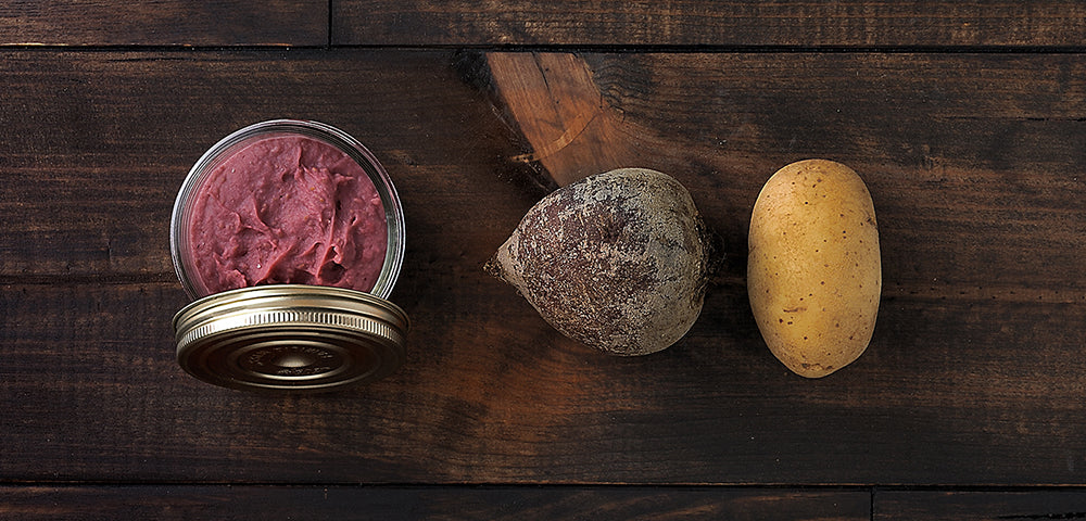 Purée pommes de terre / betteraves