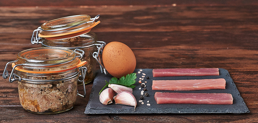 Pâté en conserve maison