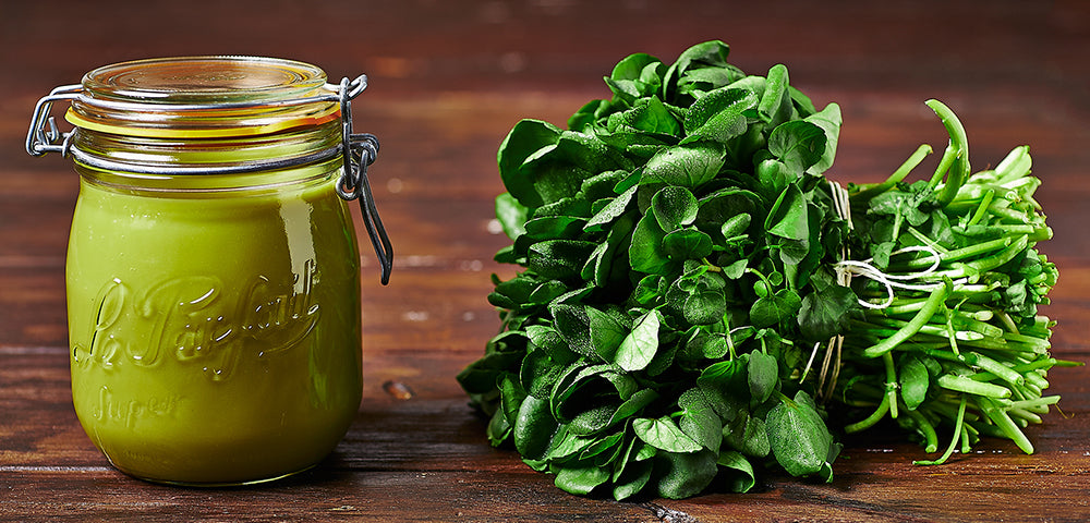 Soupe de cresson en conserve