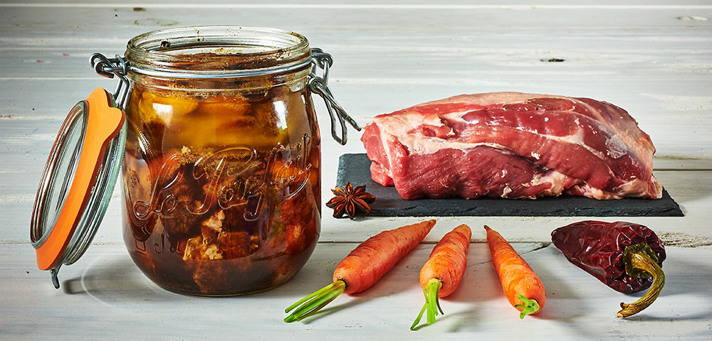 Épaule d'Agneau au bouillon en conserve