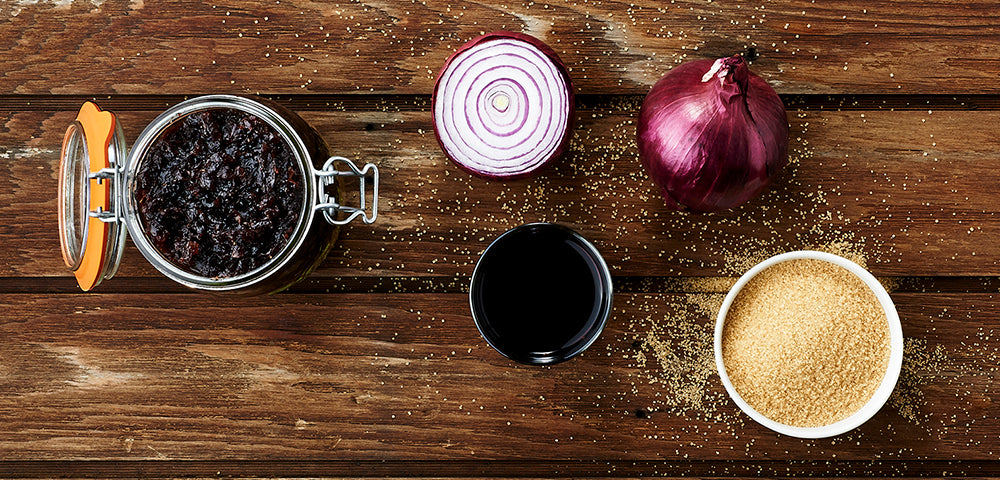 Confiture d'oignons au vin rouge (Bordeaux)