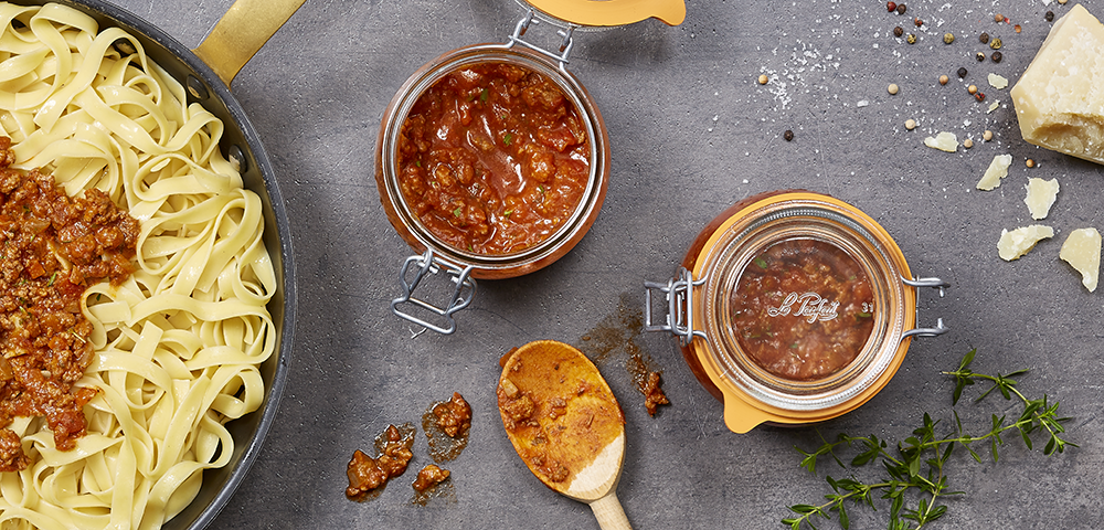 Sauce bolognaise en conserve