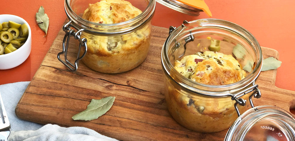 Recette de Cake olive, Jambon et gruyère