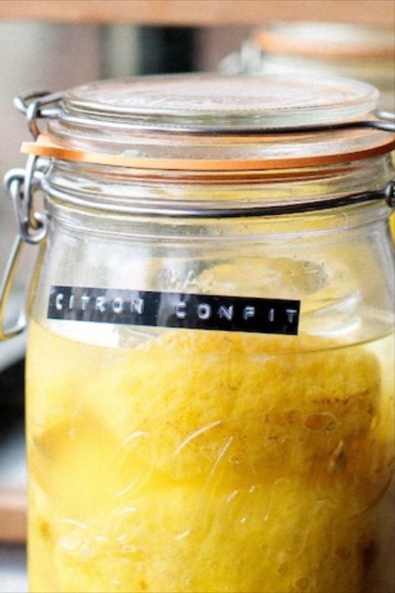 Citrons confits au sucre