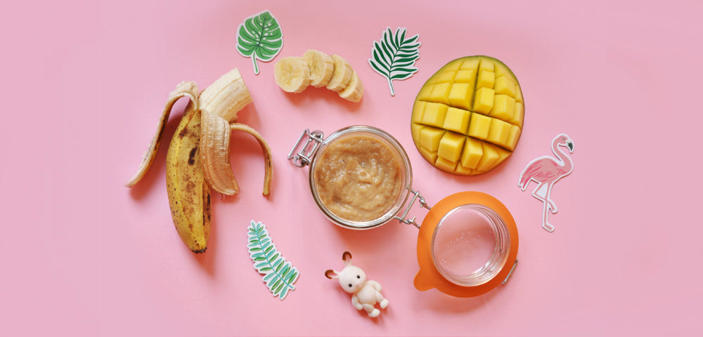 Recette de compote mangue et pomme pour bébé (Dès 6 mois) • Cooking for my  baby