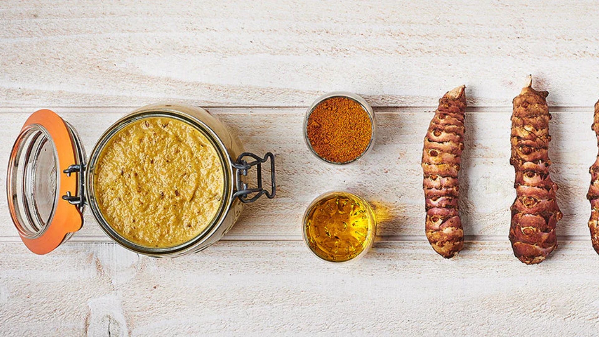 Velouté de topinambours au curry en conserve