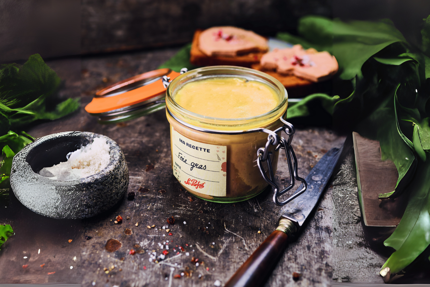 Foie gras de canard à la fleur de sel naturelle