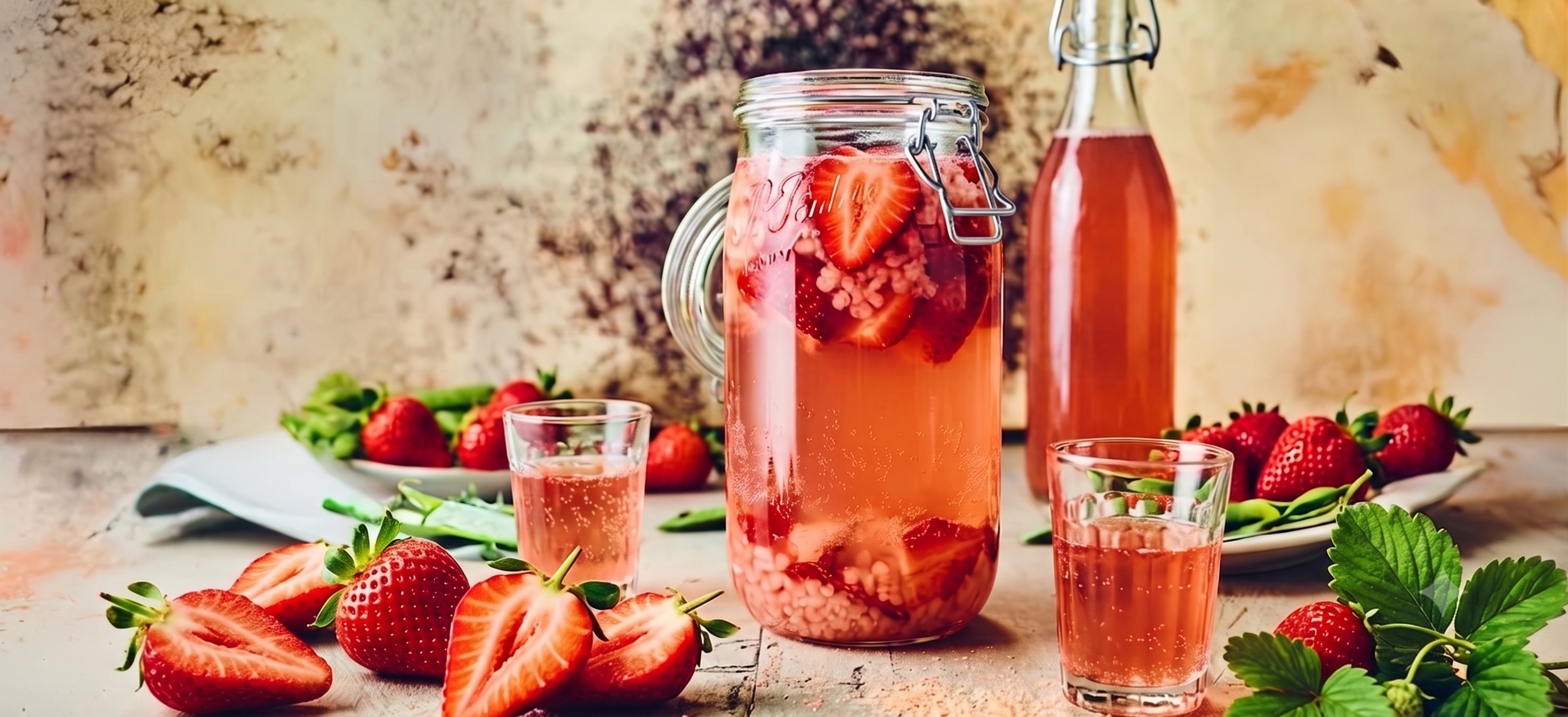 Kéfir à la fraise