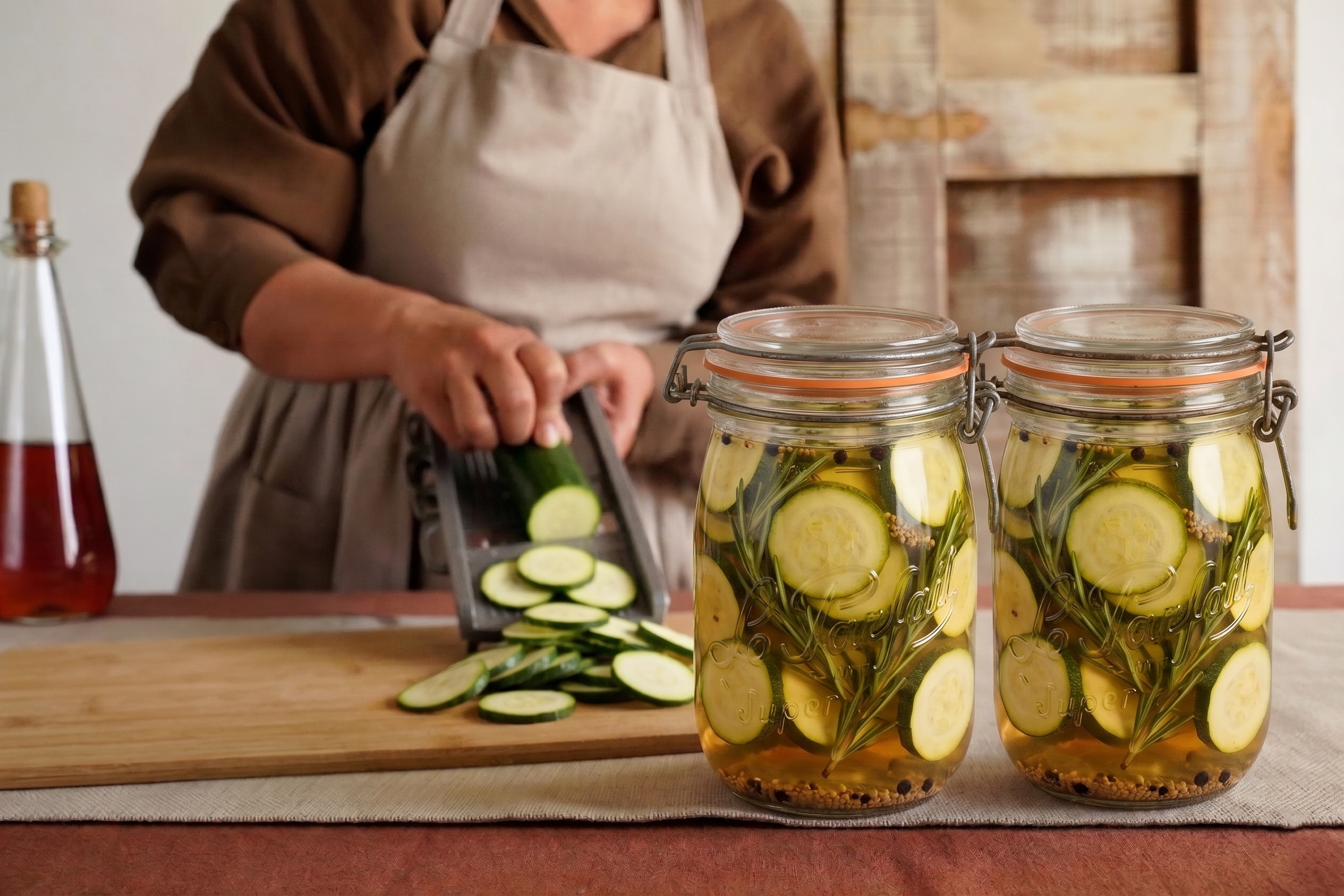 Vinegar and rosemary zucchini – LE PARFAIT® | BOUTIQUE OFFICIELLE