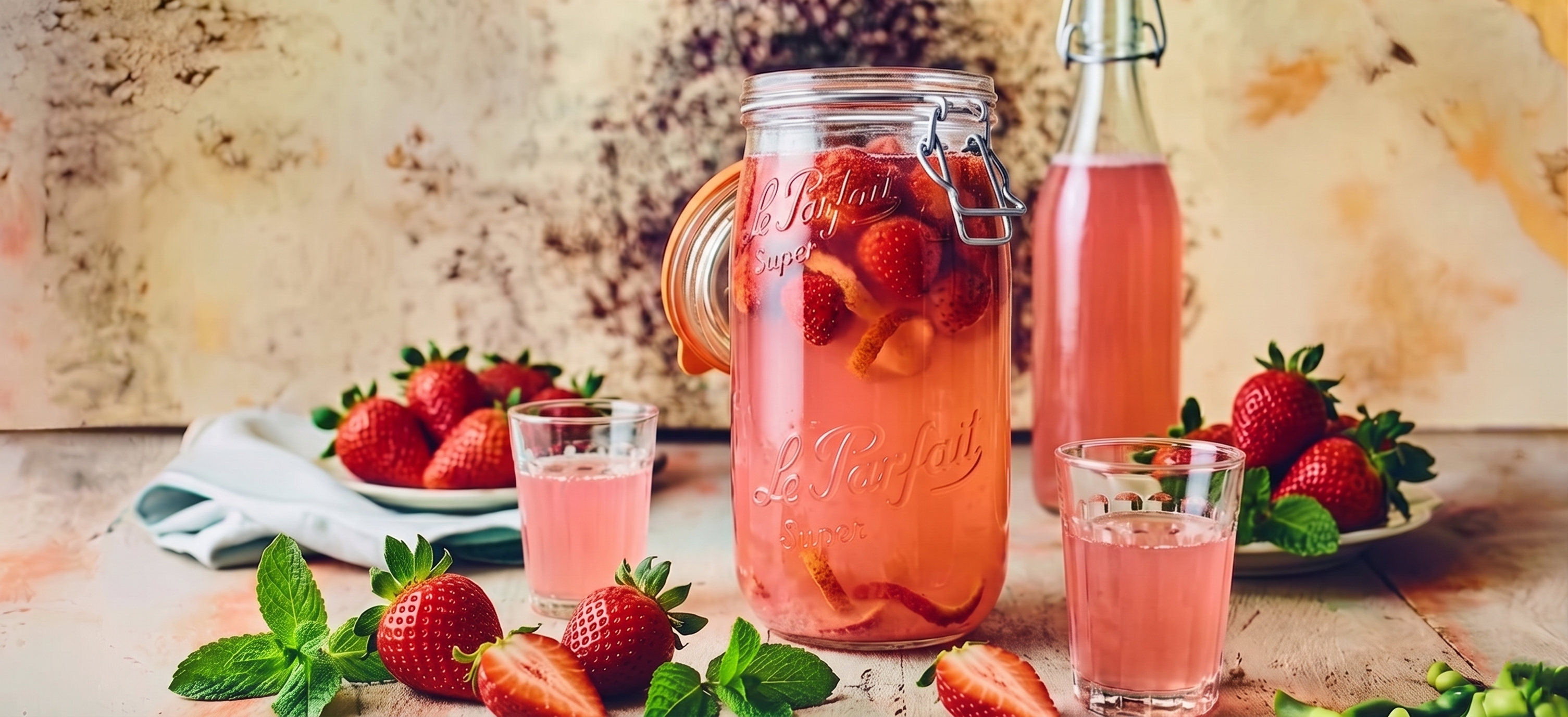 Kéfir à la fraise