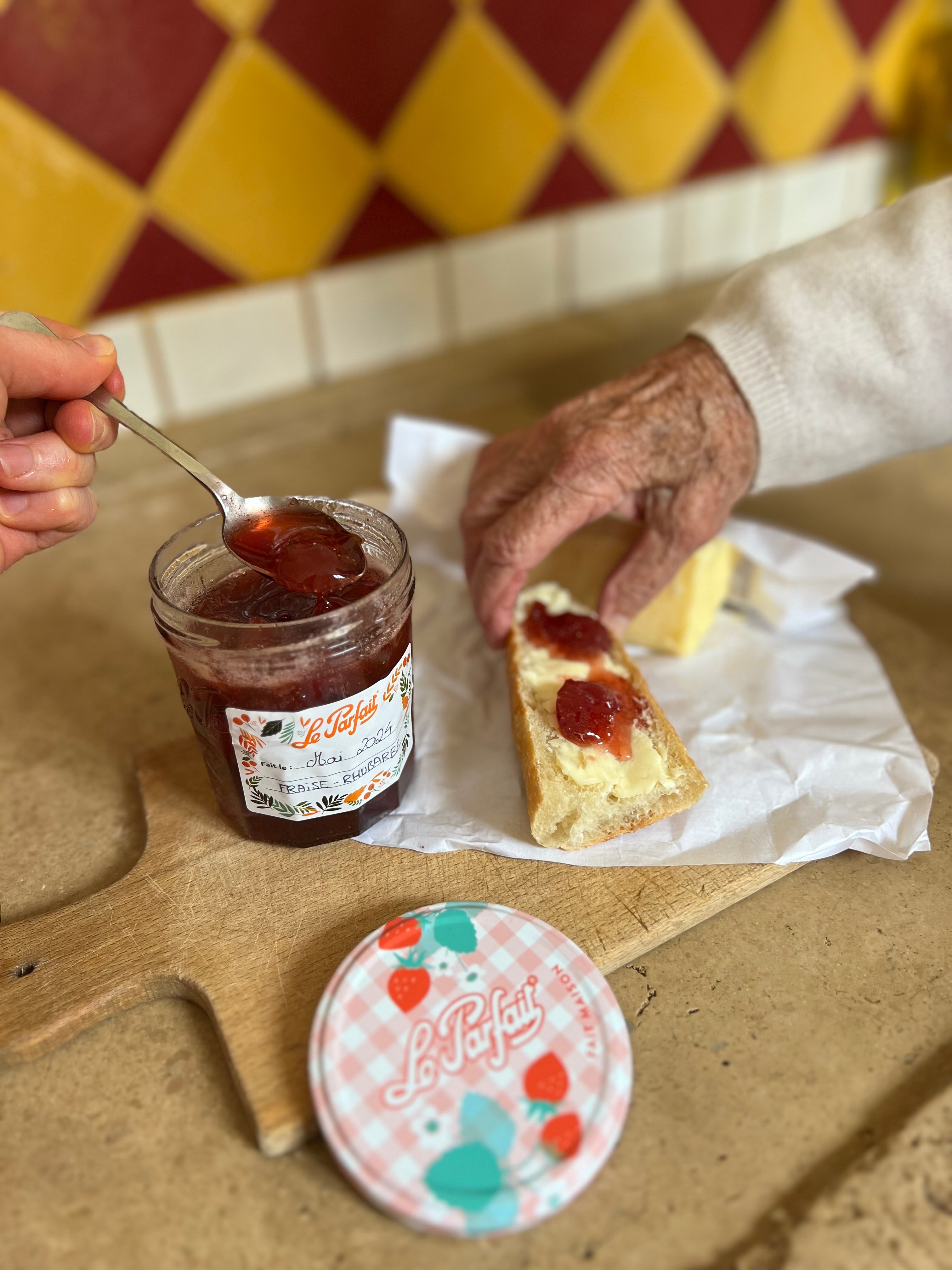 Confiture fraise/rhubarbe de @onpartagetout  LE PARFAIT | BOUTIQUE  OFFICIELLE