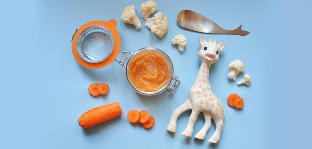 Purée de chou-fleur et de carotte