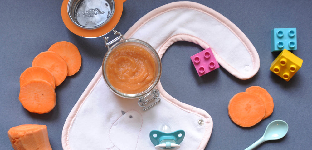 Purée de patates douces