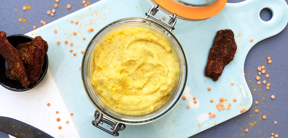 Tartinade de lentille corail