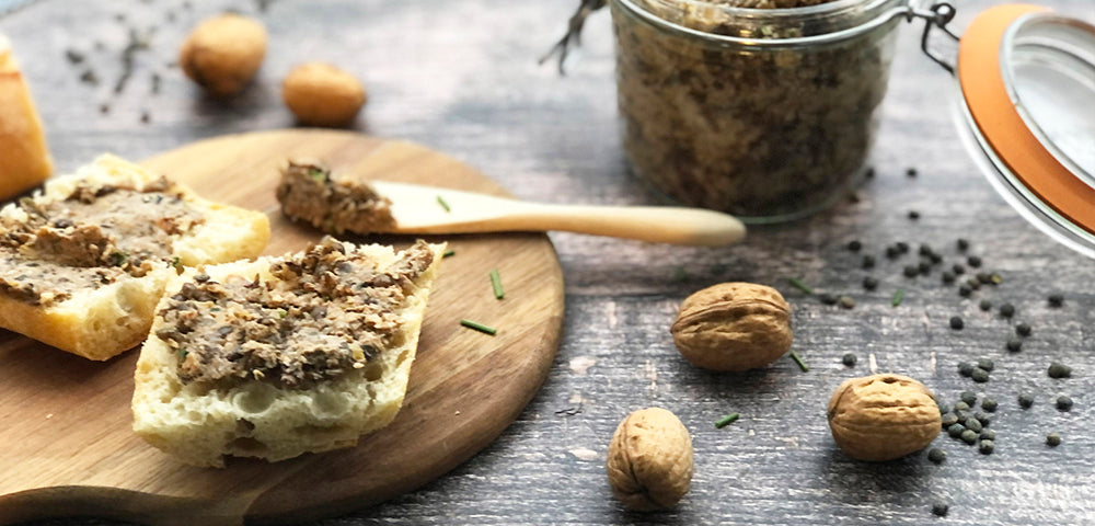 Tartinade noix et lentilles
