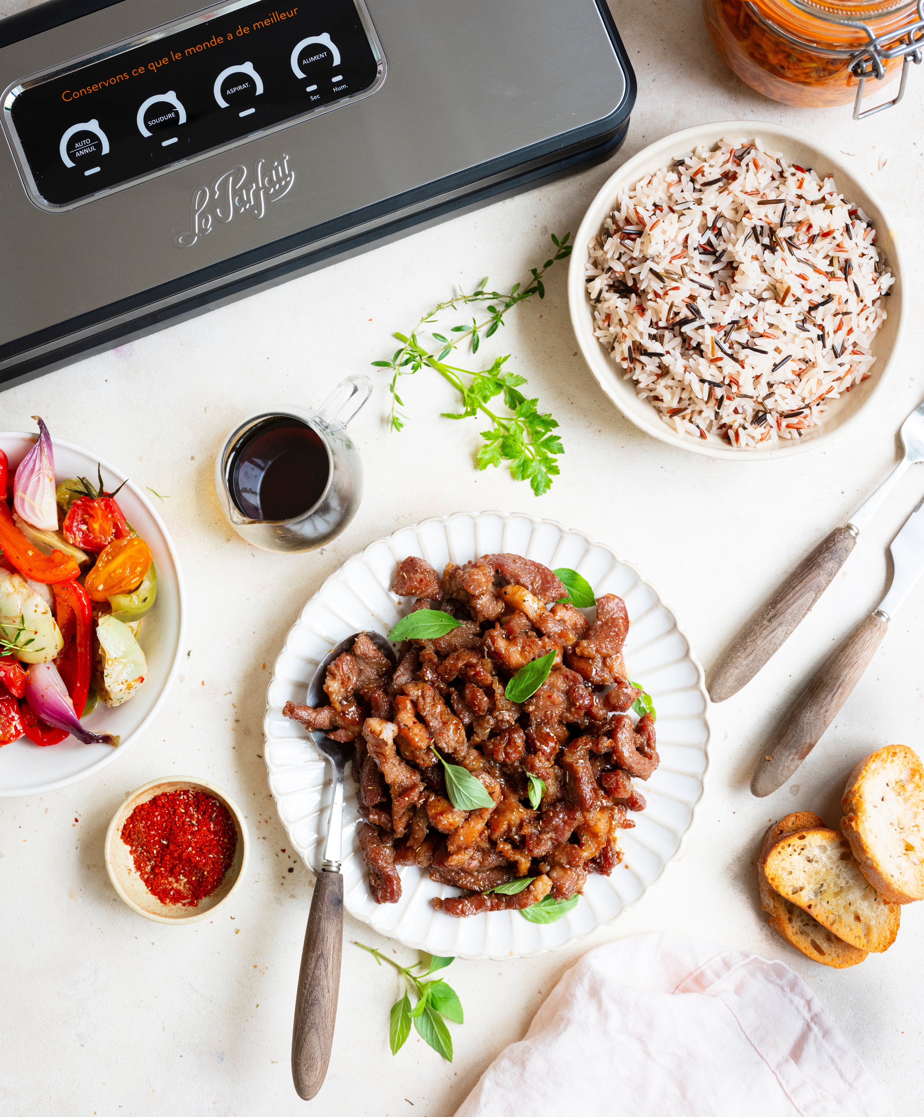 Porc au caramel sous-vide