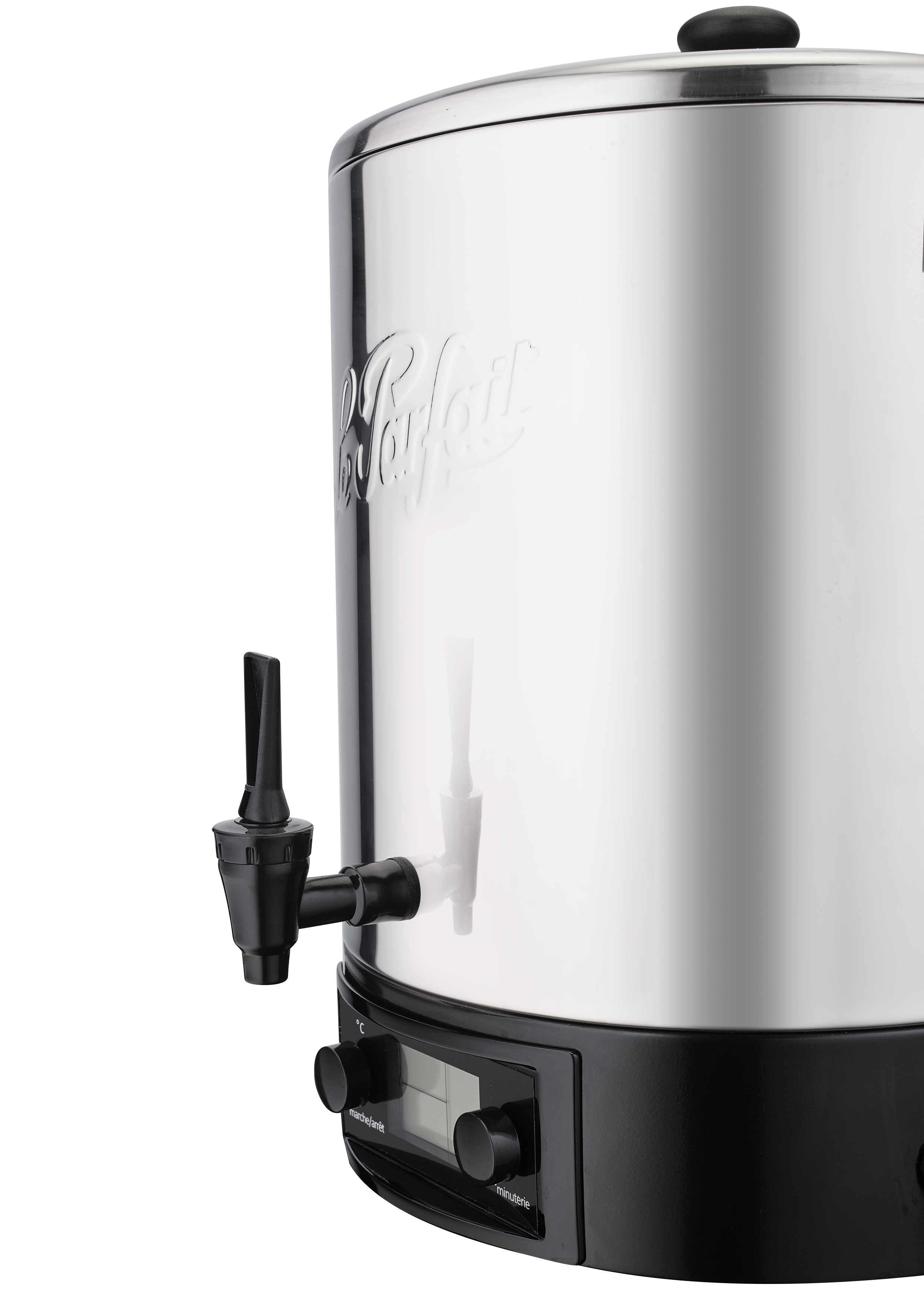 Electric and automatic stainless steel sterilizer 23l stainless steel cover - Le Parfait®