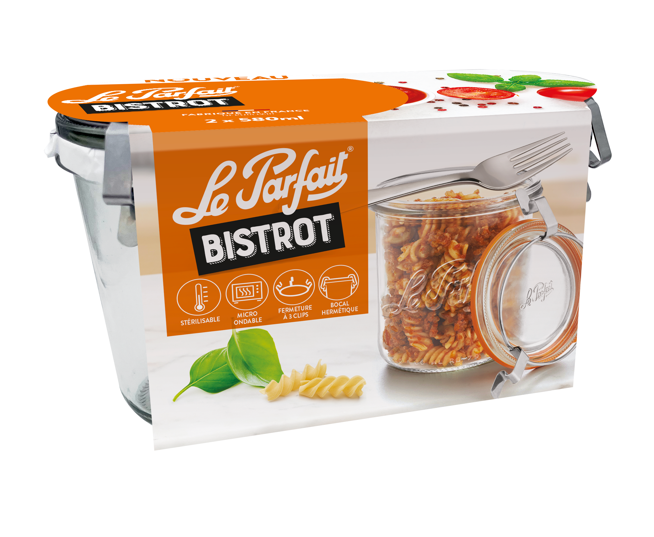 Bocal "Bistrot" - With frame - Le Parfait