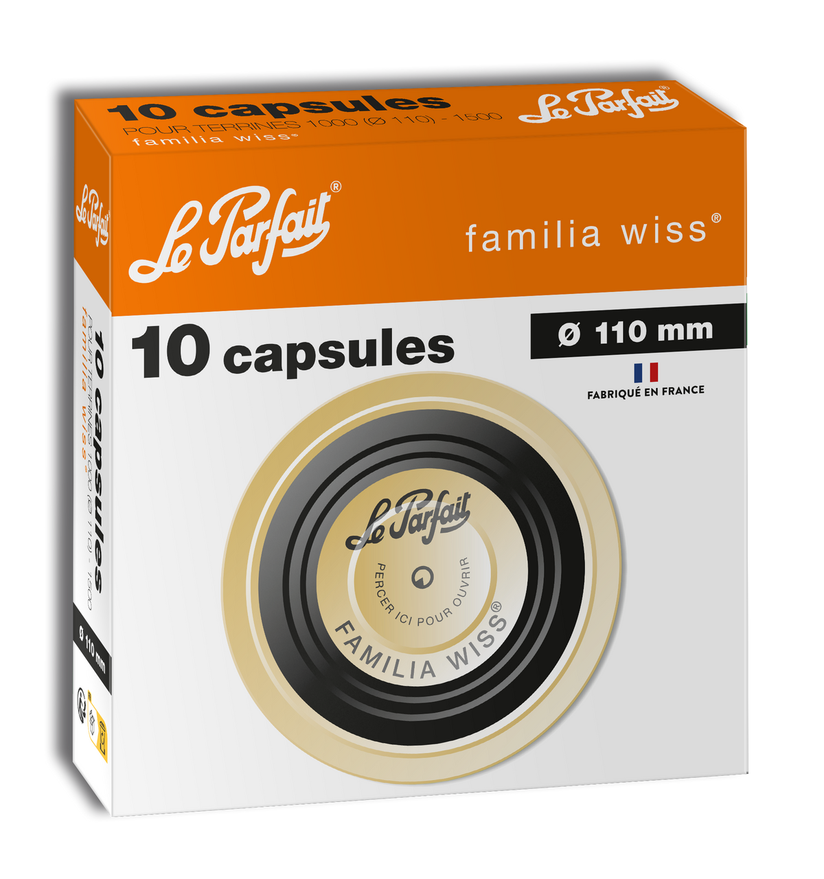 Boite 10 Capsules Le Parfait® Familia Wiss