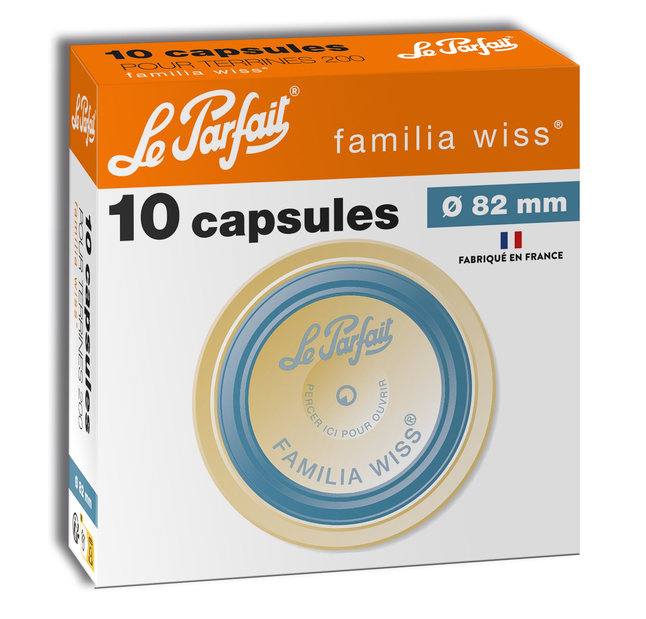 Box of 10 Capsules Le Parfait® Familia Wiss