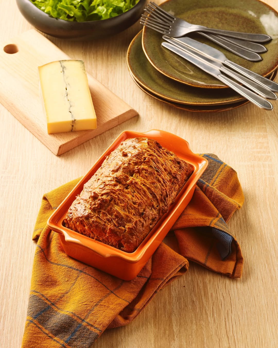 Terrina in terracotta smaltata - Rettangolare - 0,6 L