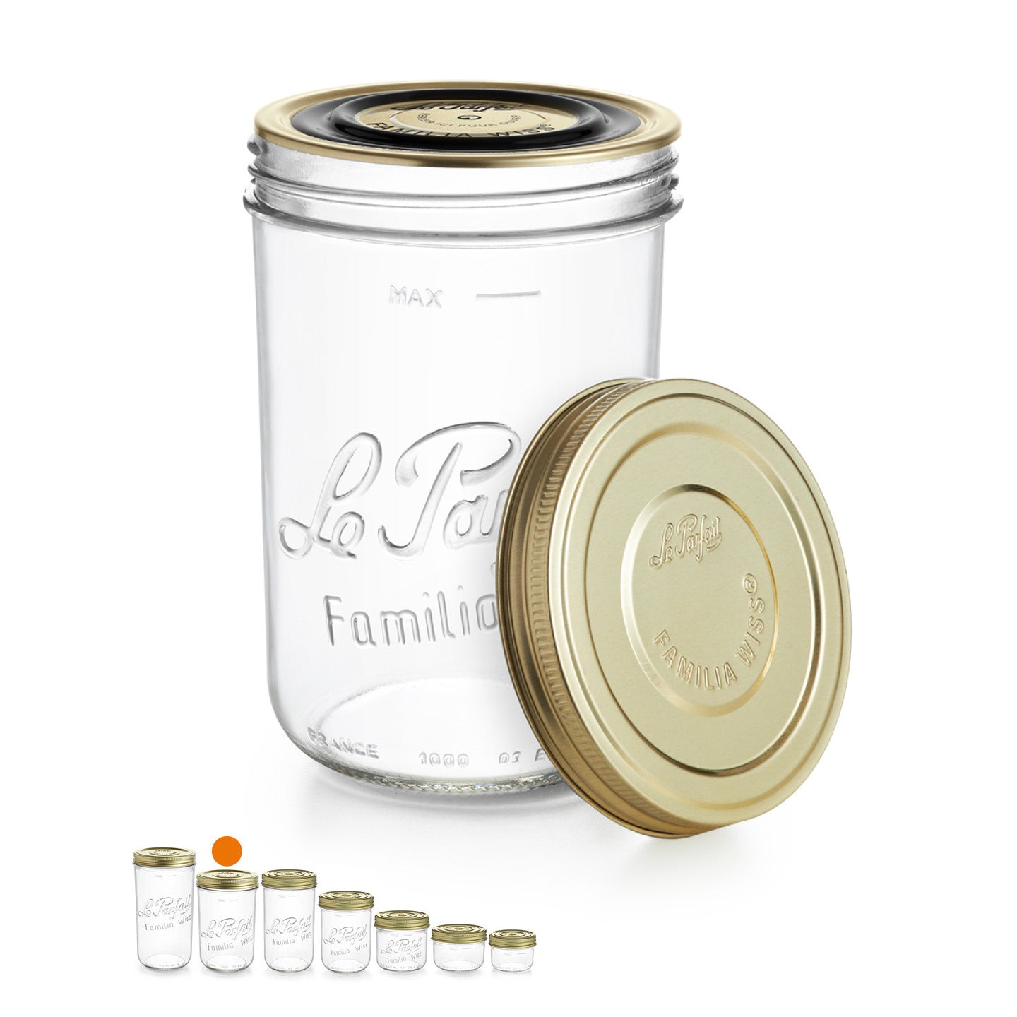 Terrine Le Parfait Familia Wiss 1000 g - ø 110 mm - Ouvert