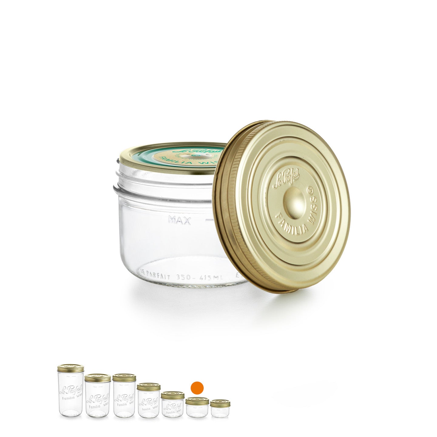 Terrine Le Parfait Familia Wiss 350 g - ø 100 mm - Ouvert