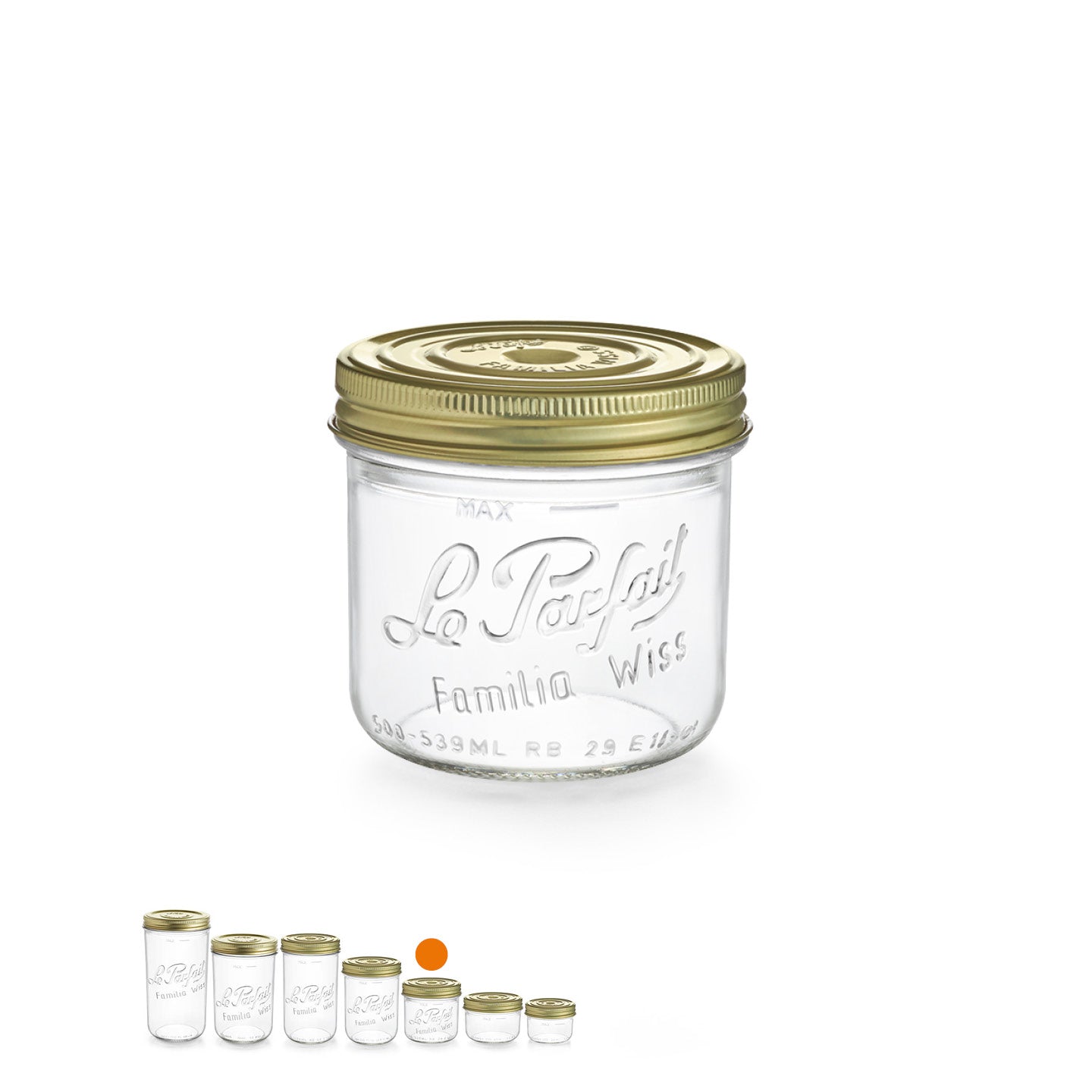 Terrine Le Parfait Familia Wiss 500 g - ø 100 mm - Fermée