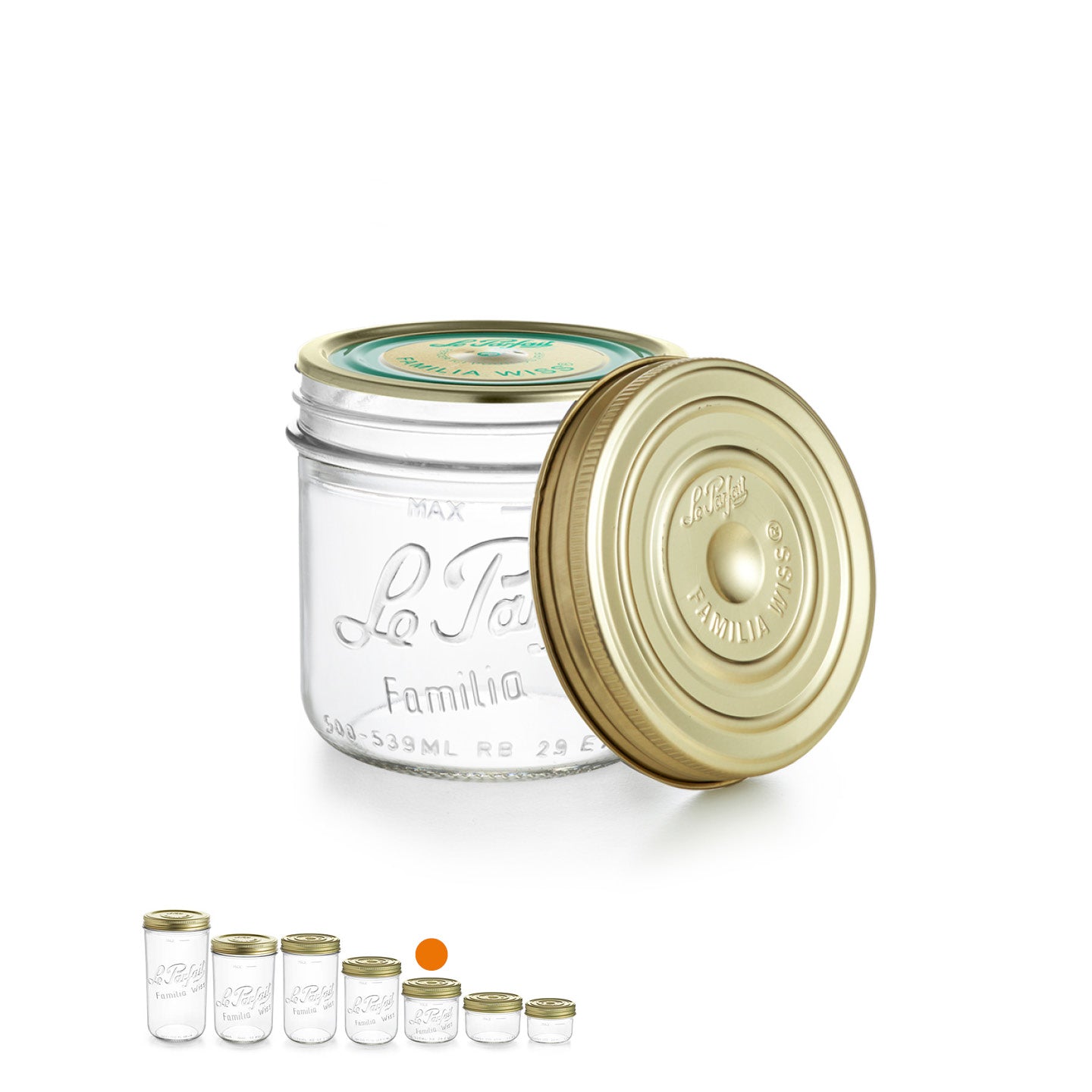 Terrine Le Parfait Familia Wiss 500 g - ø 100 mm - Ouvert