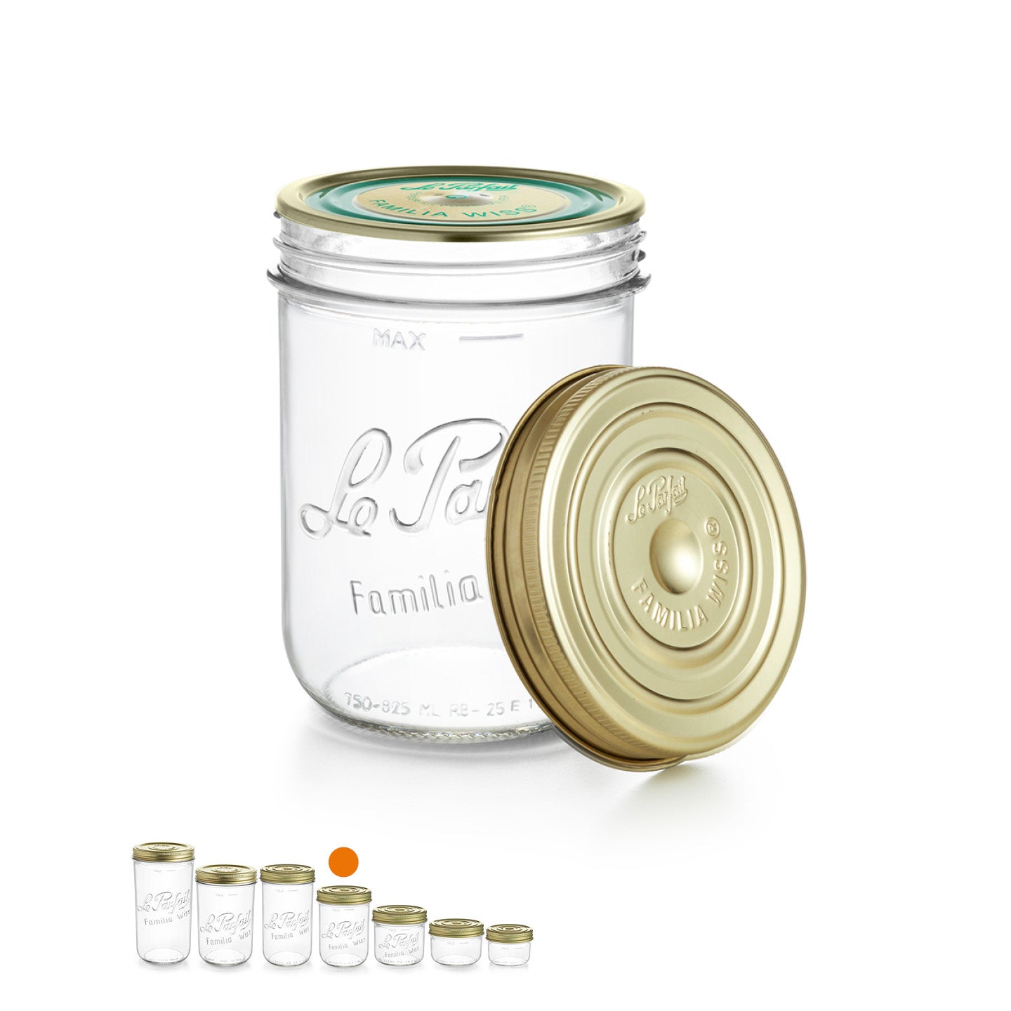 Terrine Le Parfait Familia Wiss 750 g - ø 100 mm - Ouvert