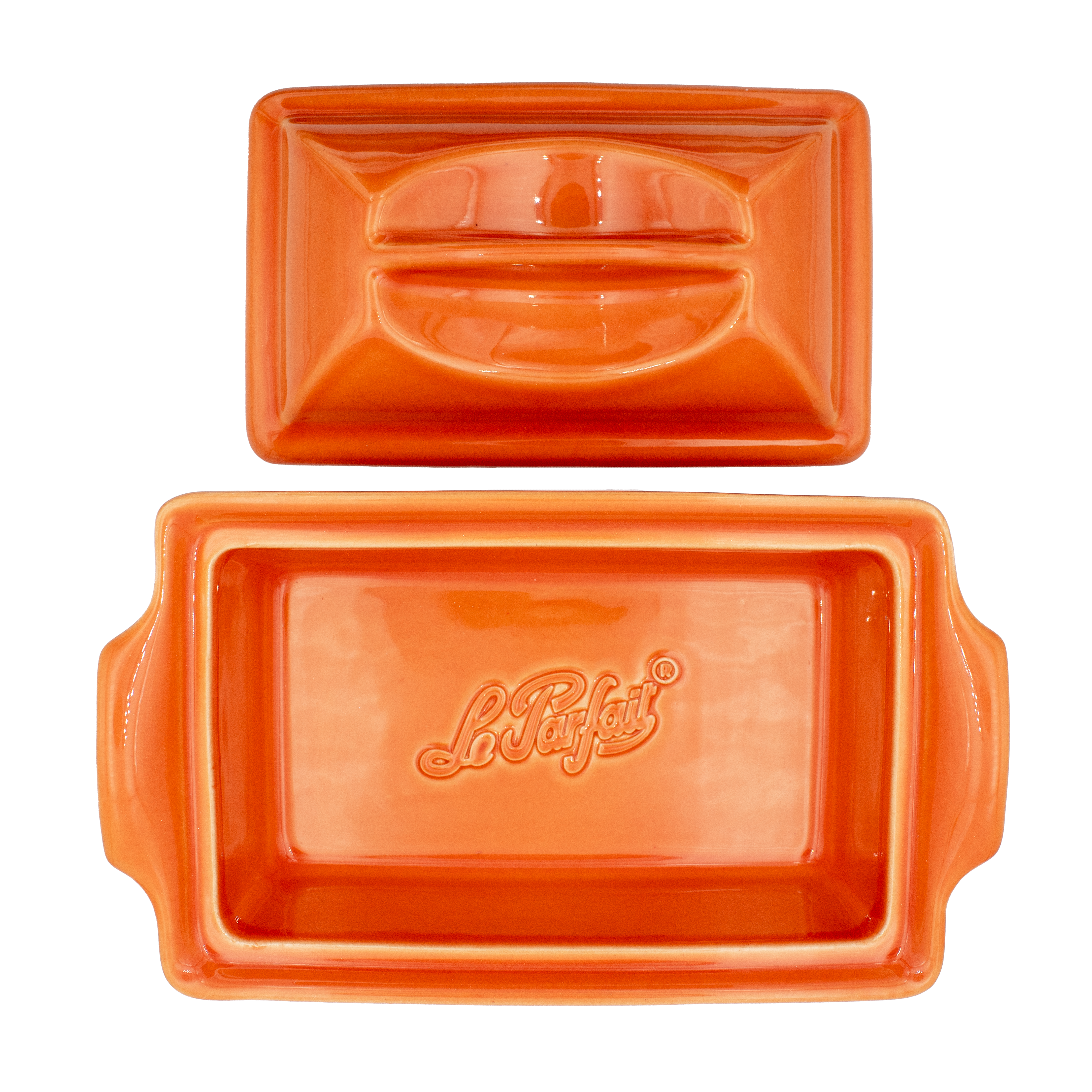 Enameled terracotta terrine - rectangular - 0.6 l