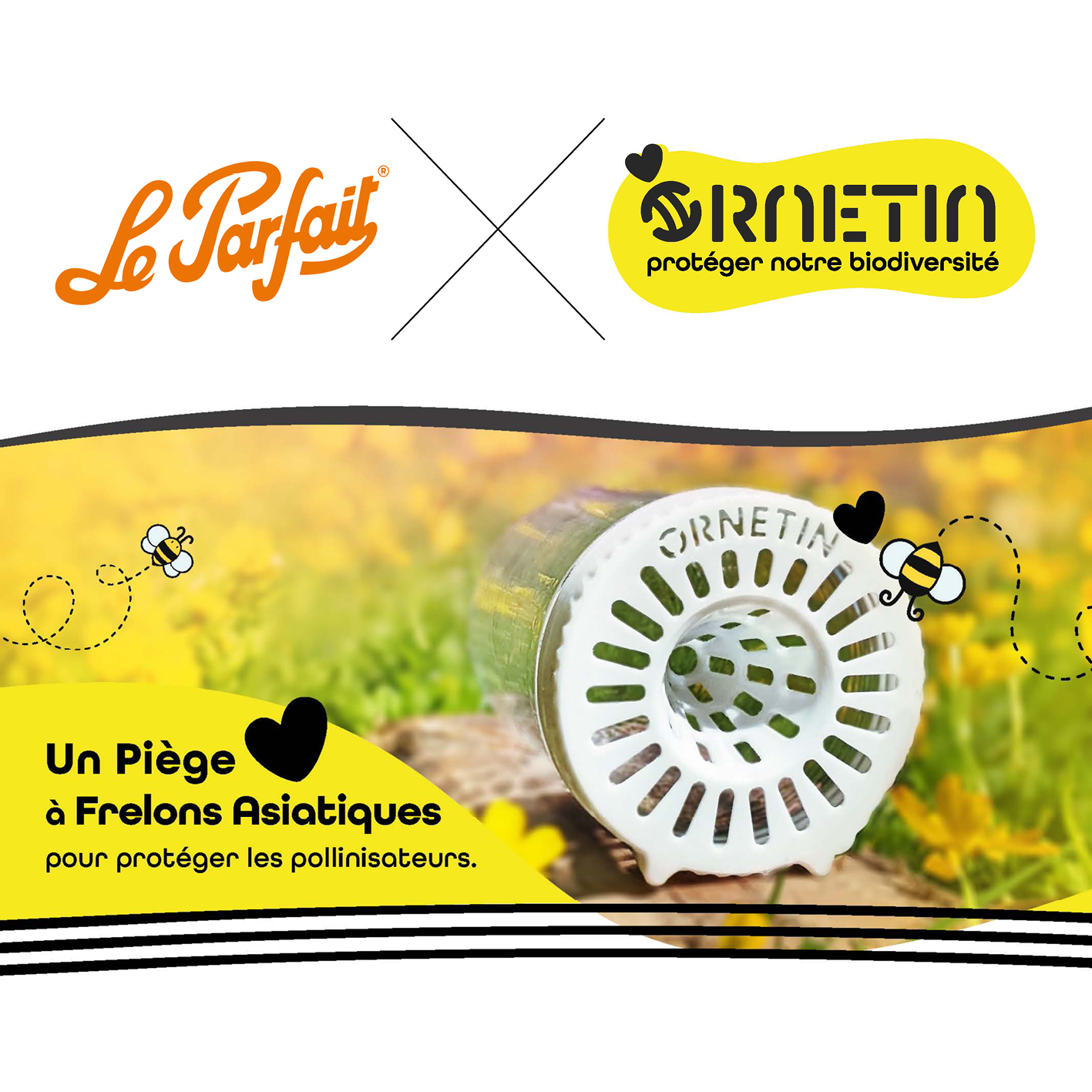 Asian hornet trap "Familia Wiss 750" Ø 100 - Le Parfait X Ornetine