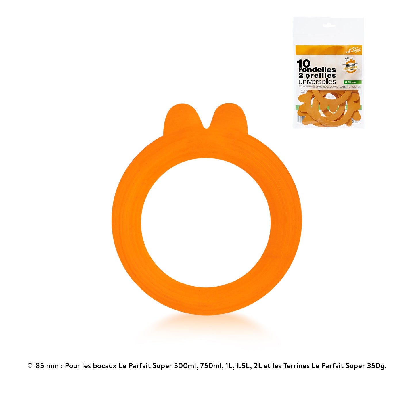 Sachet von "Super" 100% natürlicher "Super" Gummi -Dichtungen - der perfekte