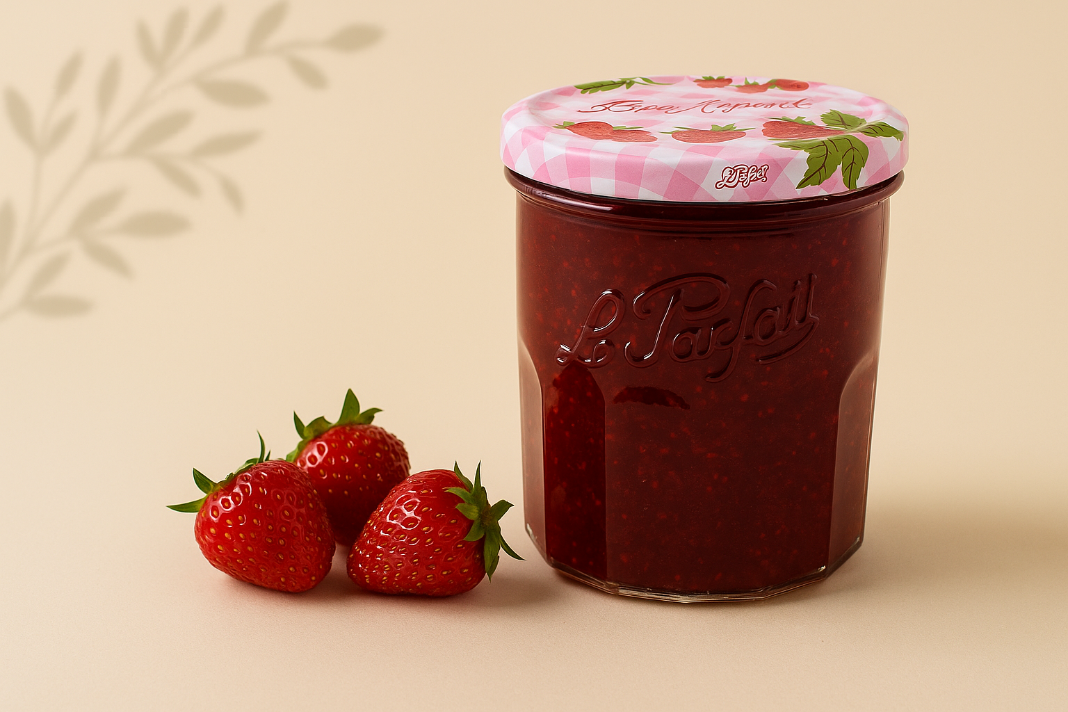 Confiture fraise Mara des bois