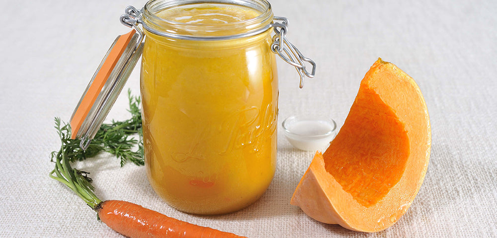 Soupe orange (carotte, courge, coco)