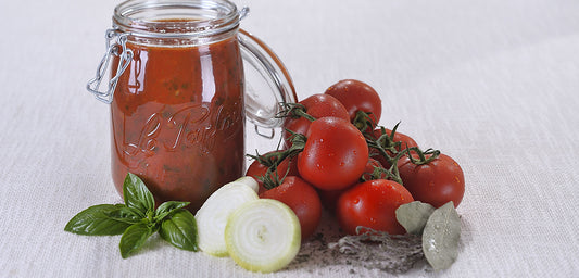 Sauce tomates-basilic en conserve