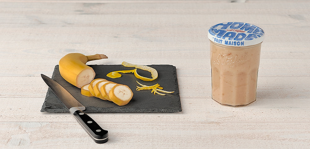 Confiture de bananes aux zestes de citron