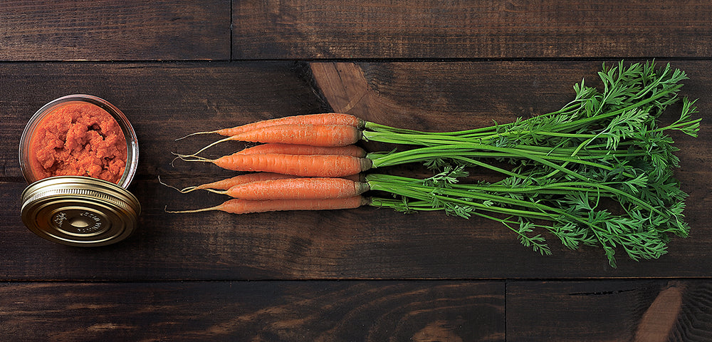 Purée de carotte en conserve