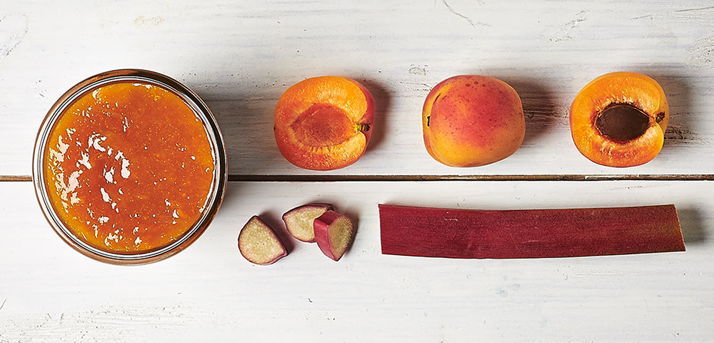 Confiture abricots/rhubarbe