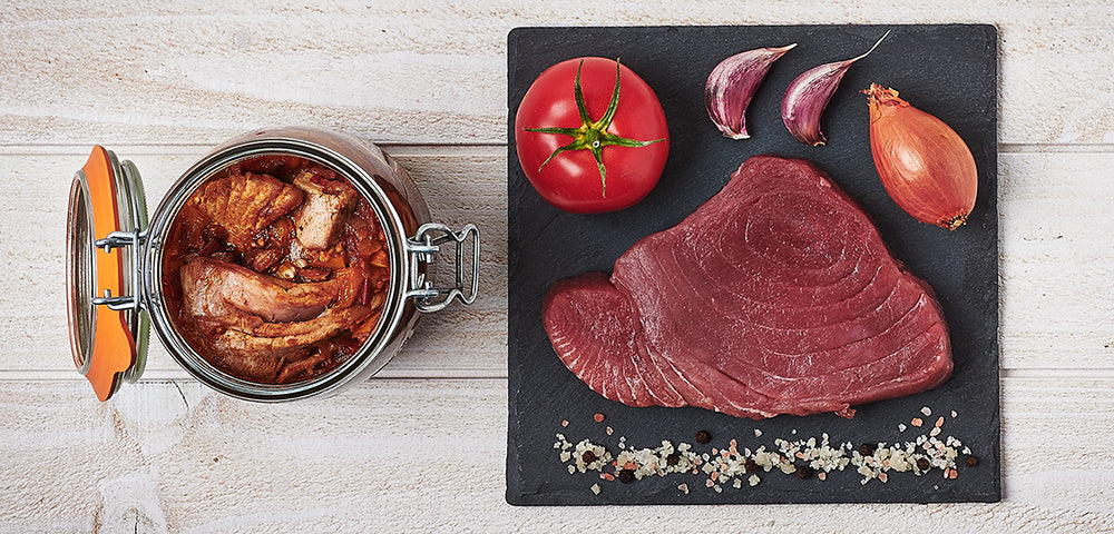 Thunfisch nach baskischer Art – LE PARFAIT® | BOUTIQUE OFFICIELLE Thunfisch nach baskischer Art – LE PARFAIT® | BOUTIQUE OFFICIELLE