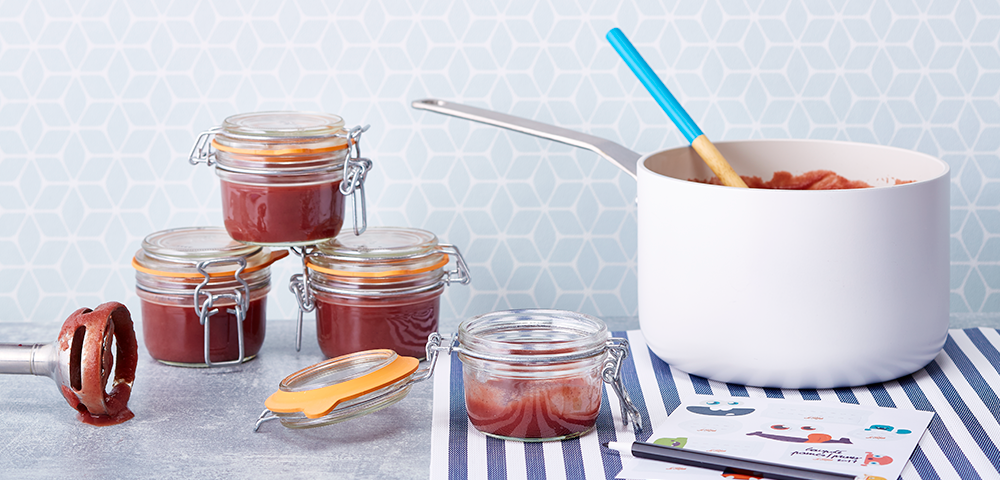 Compote de prunes rouges et pommes Golden – LE PARFAIT® | BOUTIQUE ...