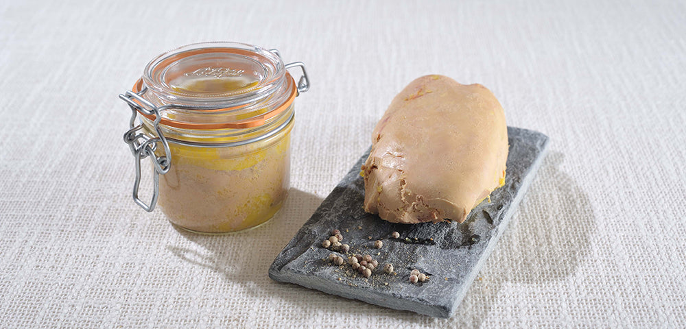 Terrines de foie gras à l'armagnac
