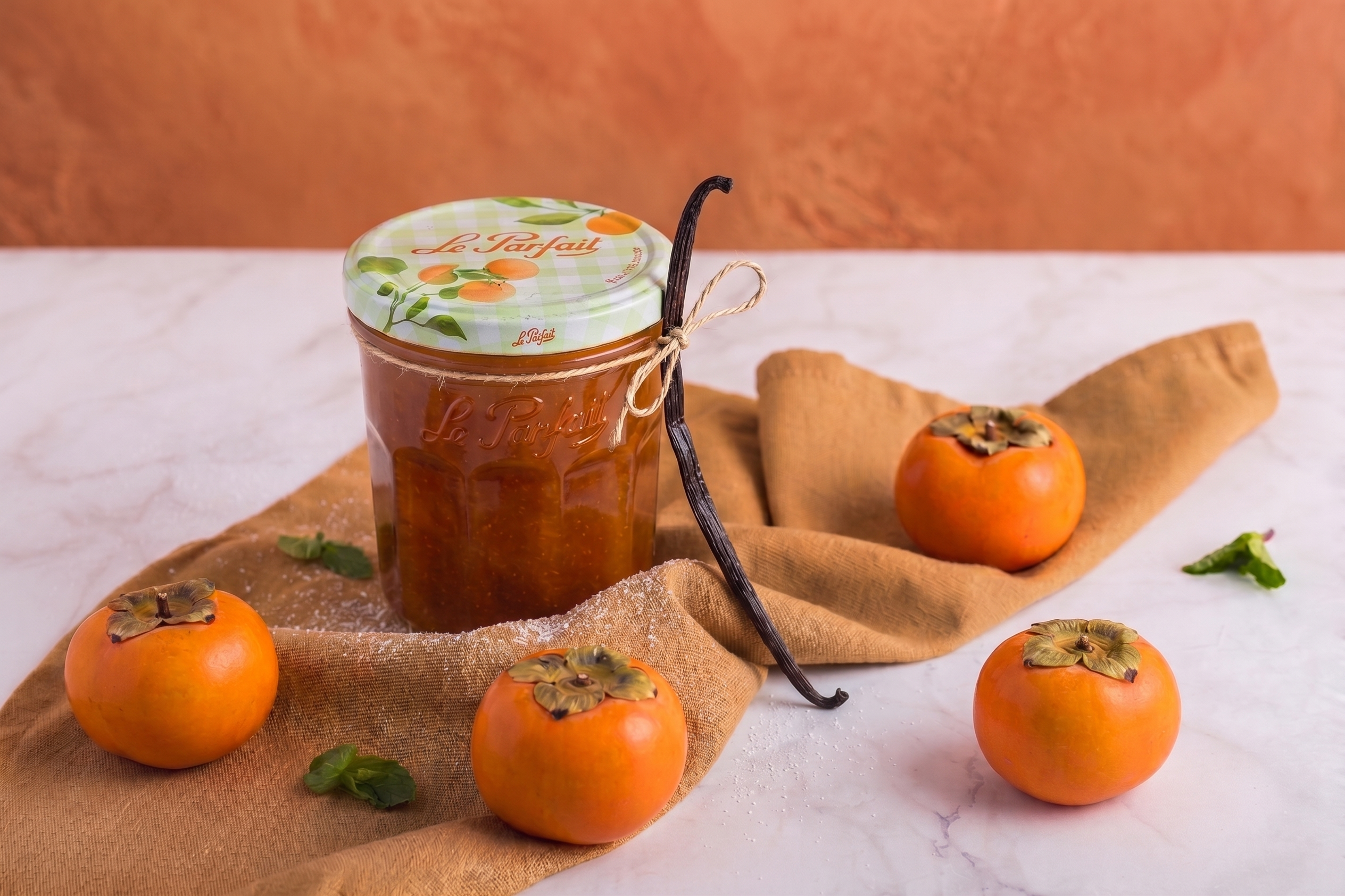 Confiture de Kaki et vanille
