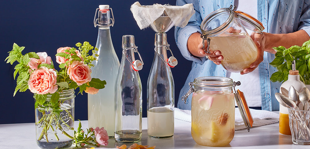 Kéfir à la rose et à l’anis vert