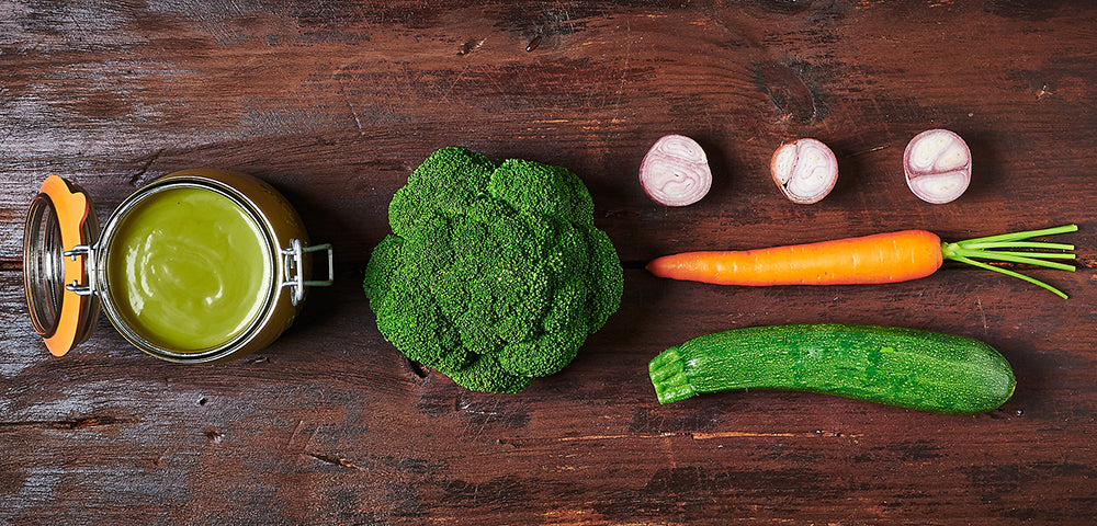 Soupe brocolis / courgettes