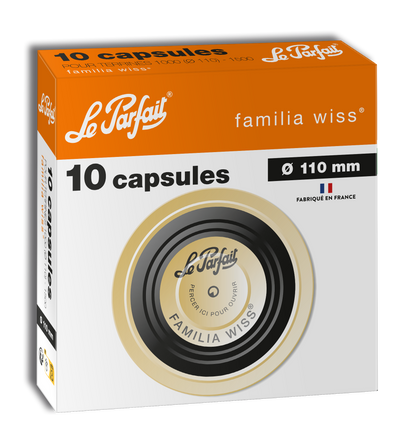 Box of 10 Capsules Le Parfait® Familia Wiss